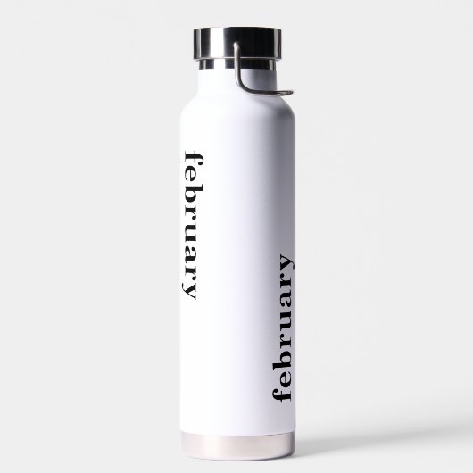 Verjaardag Definitie Februari Waterfles (Links)
