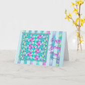 Verjaardag - Dekbed - Vriend - Zachte Kleuren Kaart (Gele Bloem)