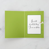 Verjaardag Dew Drop Daisy Kaart (Binnen)