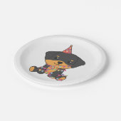 Verjaardag Dier Leuk Rottweiler Verjaardagsfeest Papieren Bordje (Gekanteld)