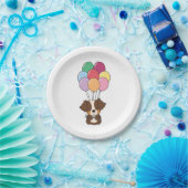 Verjaardag Dier Leuke Australische Herder Verjaard Papieren Bordje (Feest)