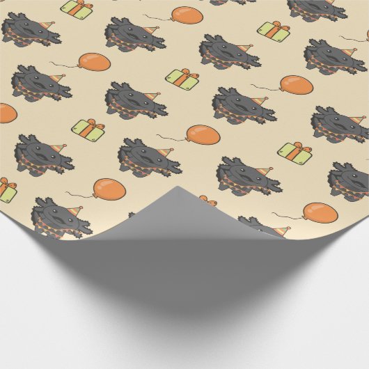 Verjaardag Dier Leuke Axolotl Kids Verjaardagsfees Cadeaupapier (Hoek)