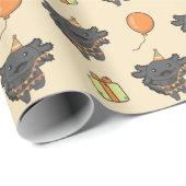 Verjaardag Dier Leuke Axolotl Kids Verjaardagsfees Cadeaupapier (Rol Hoek)