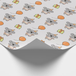 Verjaardag Dier Leuke Koala Kids Verjaardagsfeestj Cadeaupapier