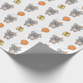 Verjaardag Dier Leuke Muis Kids Verjaardagsfeestje Cadeaupapier (Hoek)