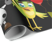 Verjaardag dieren met naam en ouderdom cadeaupapier (Rol Hoek)