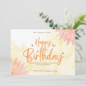 Verjaardag  digitaal Wenskaart Feestdagenkaart (Staand voorkant)