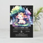 Verjaardag digitale Koe Boho Kaart (Staand voorkant)