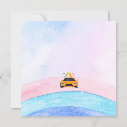 Verjaardag Dinosaur race auto jongen rood racen ki (Achterkant)