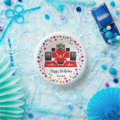 Verjaardag Dinosaur race auto jongen rood racing k Papieren Kommen (Feest)