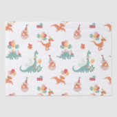 Verjaardag Dinosaurus! Tissuepapier (Voorkant)