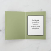 Verjaardag Dirt Road in Green Forest Kaart (Binnen)