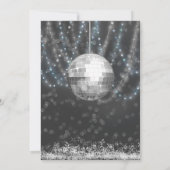 Verjaardag Disco Feest Kaart (Achterkant)