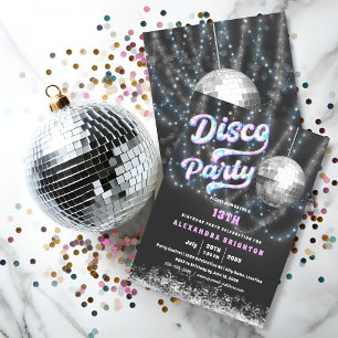 Verjaardag Disco Feest Kaart