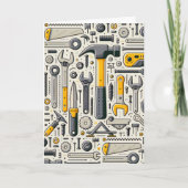 Verjaardag DIY Tool Assortiment Kaart (Voorkant)