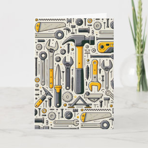 Verjaardag DIY Tool Assortiment Kaart