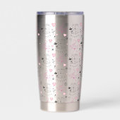 Verjaardag Dochter Aangepaste Tekst Geïsoleerde Drinkbeker (Achterkant)