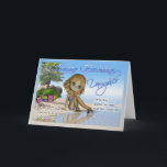 Verjaardag Dochter Cutie Pie Collectie strand leve Kaart<br><div class="desc">Verjaardag Dochter Cutie Pie Collectie strand leven</div>