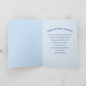 Verjaardag, dochter, MIJN kleine engel, blonde eng Kaart (Binnen)