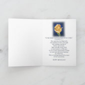 Verjaardag, Dochter, Yellow Rose Bud Kaart (Binnen)