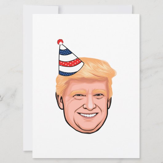 VERJAARDAG DONALD TRUMP KAART (Voorkant)