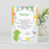 Verjaardag Dragon Kids Bedankje Bedankkaart (Staand voorkant)