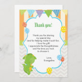 Verjaardag Dragon Kids Bedankje Bedankkaart (Voorkant / Achterkant)