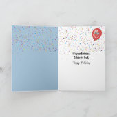 Verjaardag Duck dansen in een regenplas Kaart (Binnen)