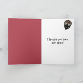 Verjaardag Duitse herder hond humor Kaart (Binnen)