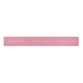 Verjaardag Dusty Pink Ribbon Girls Twins Verjaarda Grosgrain Lint (Voorkant)