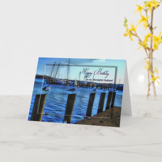 VERJAARDAG - ECHTGENOOT - DE SCHEPEN VAN DE KAART (Gele Bloem)