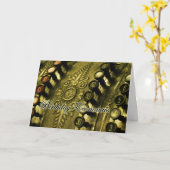 Verjaardag economie onbetaalbaar kaart (Gele Bloem)