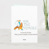 Verjaardag / Eekhoorn en Wren Kaart (Achterkant)