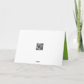 Verjaardag eekhoorn met eikels in een winkelwagen kaart (Achterkant)