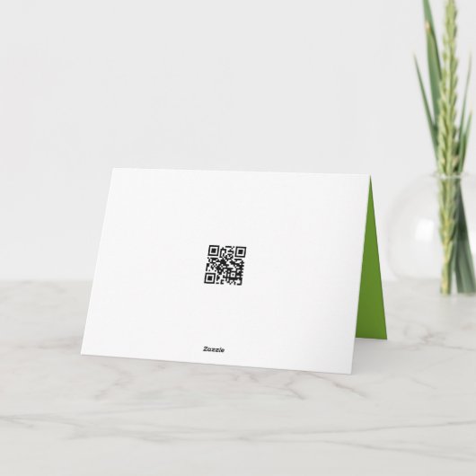 Verjaardag eekhoorn met eikels in een winkelwagen kaart (Achterkant)