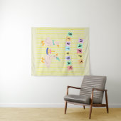 verjaardag eendje banner wandkleed (In Situ (horizontaal))