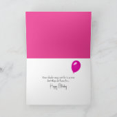 Verjaardag eendje met strand speelgoed kaart (Binnen)