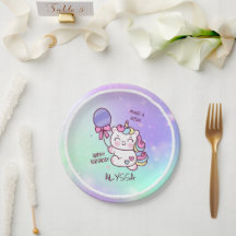 Verjaardag Eenhoorn! Kind Gelukkige verjaardag