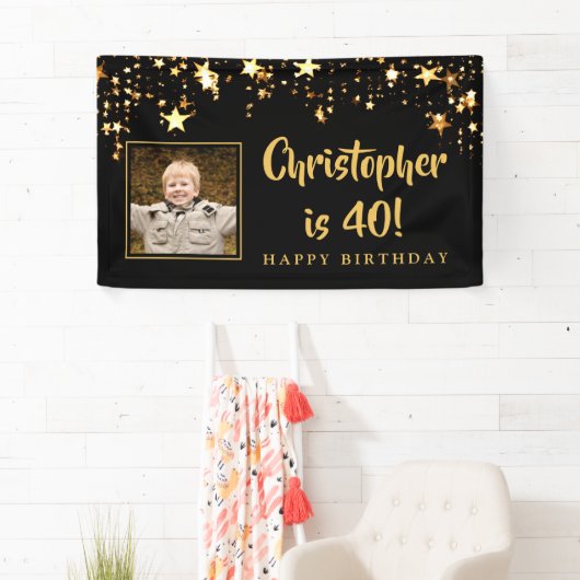 Verjaardag Elk jaar Foto Spandoek (Insitu)