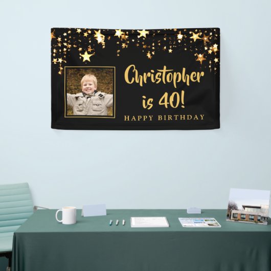 Verjaardag Elk jaar Foto Spandoek (Beurs)