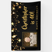 Verjaardag Elk jaar Foto Spandoek (Verticaal)