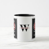 Verjaardag Elk jaar geboren in Monogram Add Jouw n Mok (Midden)