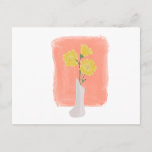 Verjaardag Elke Gelegenheid Waterverf Bloemenvase Briefkaart