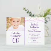 Verjaardag ELKE LEEFTIJD Multi-Color String Lights Kaart (Staand voorkant)