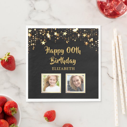 Verjaardag ELKE LEEFTIJD Toen en nu Foto's Gold St Servet (Insitu)