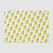 Verjaardag Emoji Patroon Tissuepapier (Voorkant)