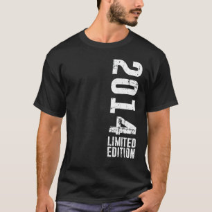 Verjaardag en Vintage 2014 T-shirt