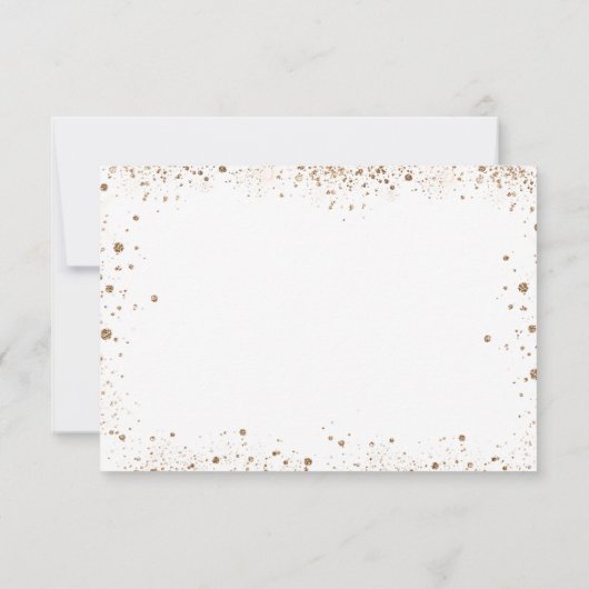 Verjaardag eucalyptus goud save the date (Achterkant)