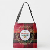 Verjaardag Fabulous US Virgin Islands Vlag Custom Crossbody Tas (Achterkant)