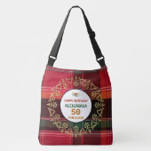 Verjaardag Fabulous US Virgin Islands Vlag Custom Crossbody Tas (Voorkant)